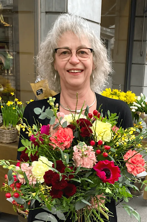 Porträt von Ursula Lehmann, Floristin